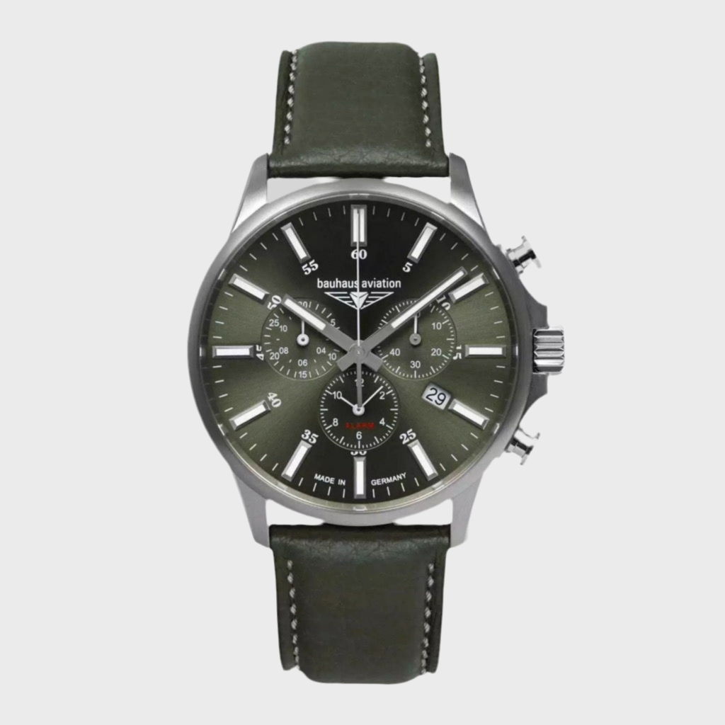 Bauhaus Aviation 28804 Hombres Cronógrafo de Cuarzo Reloj de Pulsera