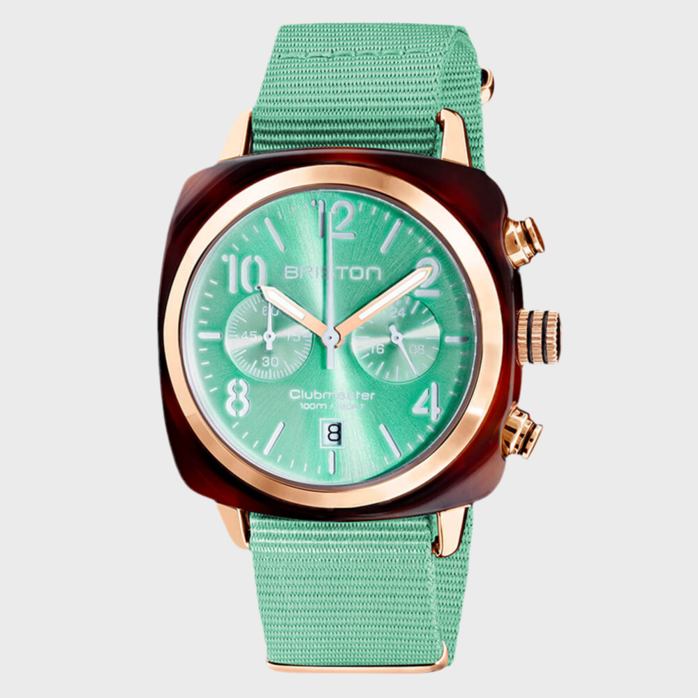 CLUBMASTER CLASSIC - CHRONO - GOLD - WATER GREEN