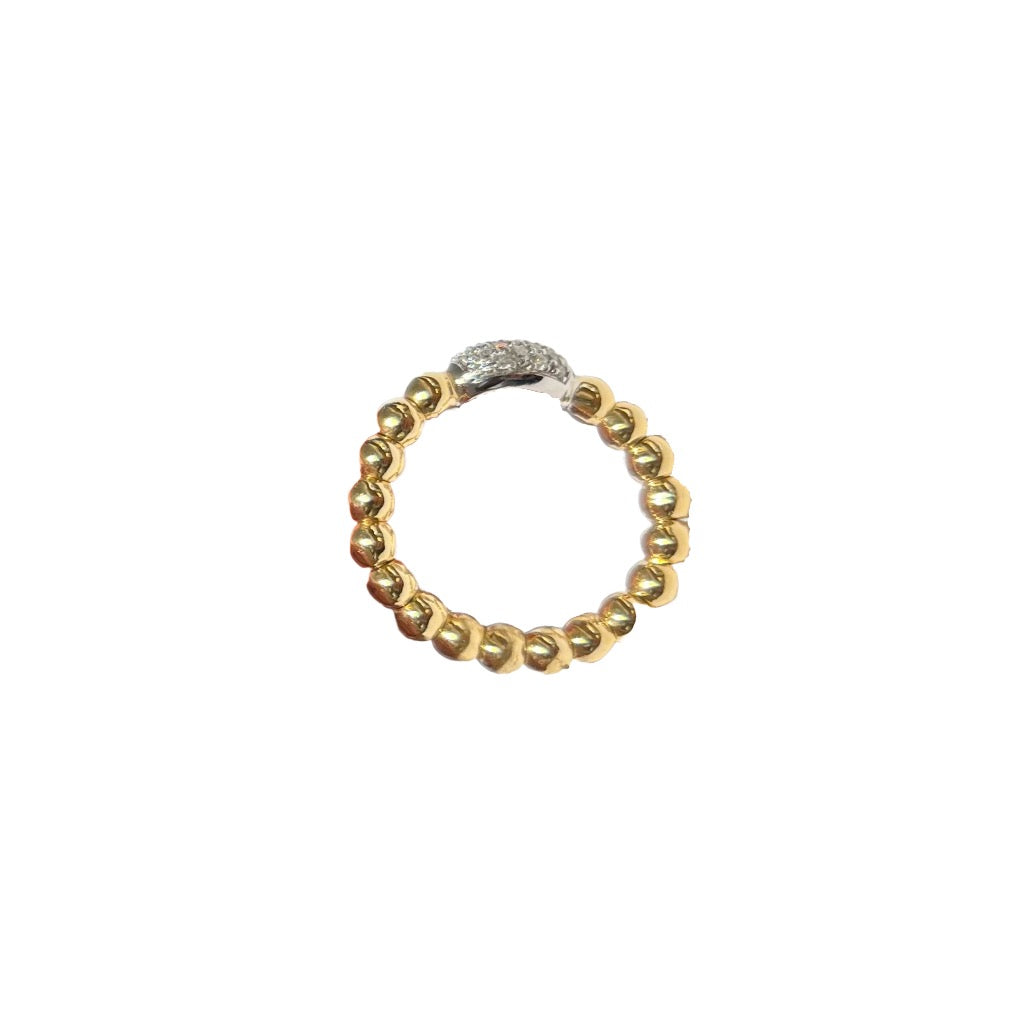 ANILLO ORO AMARILLO 18K Y DIAMANTES