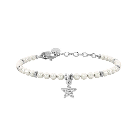 Pulsera con perlas y estrella Estrella | amistad