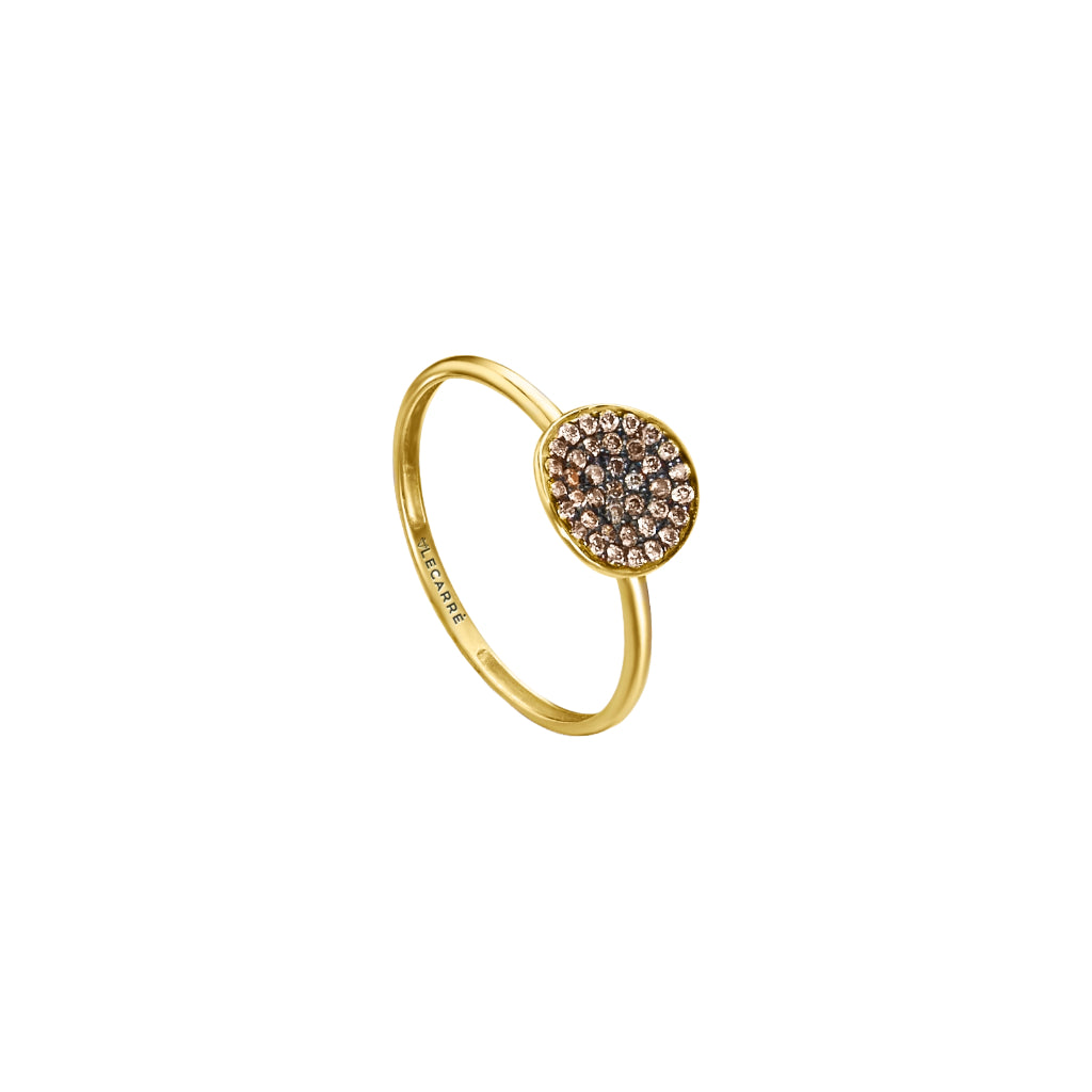 ANILLO VITA ORO & DIAMANTES BROWN