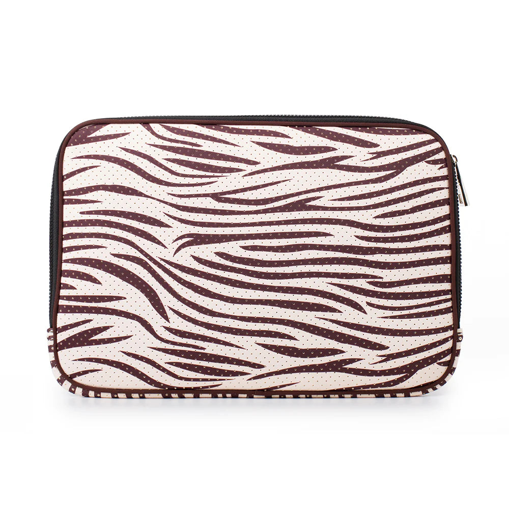 JAPAN. FUNDA DE NEOPRENO DE ORDENADOR ZEBRA