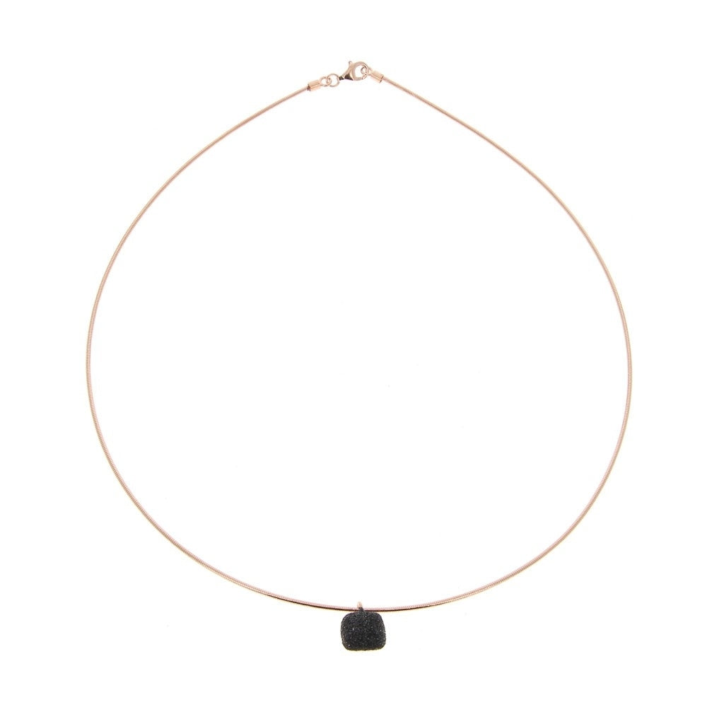 Pesavento dna necklace black powder pink - WDNAG055