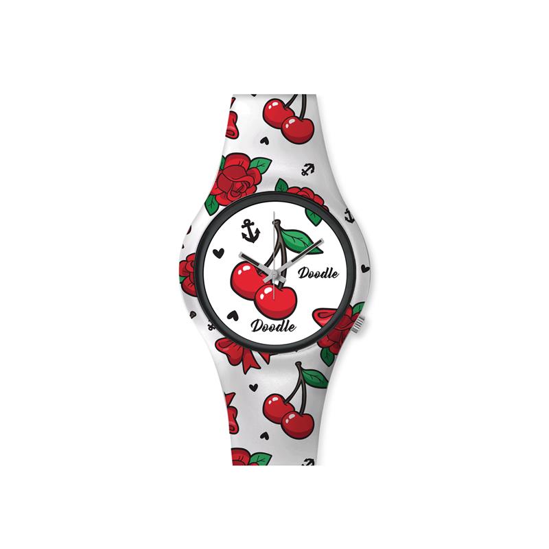 Reloj Doodle Mujer Cerezas Analógico DO35002